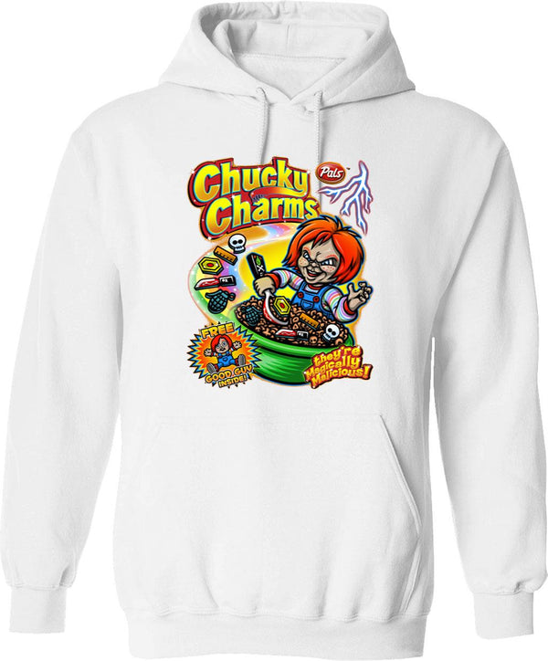 Chucky Charms V2 Essential Graphic Pullover Hoodie - White