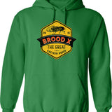 Cicadas Brood X The Great Eastern Brood Hoodie - Green