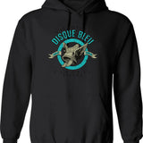 Cigarettes Disque Bleu Filtre 1954 Hoodie - Retro Graphic Pullover Hoodie for Men & Women - Black