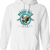 Cigarettes Disque Bleu Filtre 1954 Hoodie - Retro Graphic Pullover Hoodie for Men & Women - White
