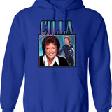 Cilla Black Homage Funny Uk Tv Legend 80's 90's Retro Hoodie - Blue