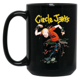 Circle Jerks Skankman Black Coffee Mug, Gift Coffee Mug - Black