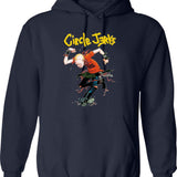 Circle Jerks Skankman Graphic Pullover Hoodie - Navy