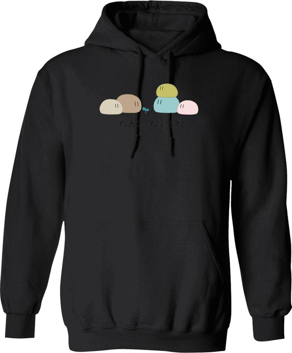 Clannad Dango Daikazoku Graphic Pullover Hoodie - Black