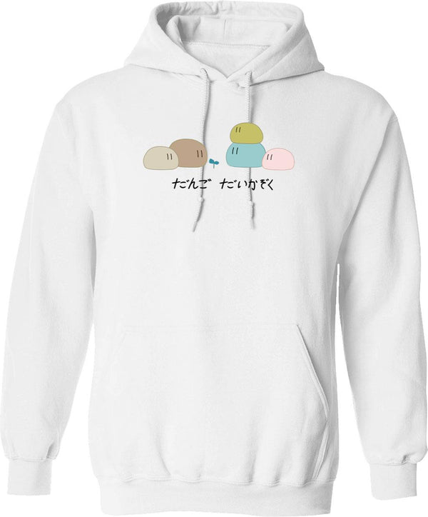 Clannad Dango Daikazoku Graphic Pullover Hoodie - White
