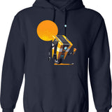 Claptrap Hoodie - Retro Graphic Pullover Hoodie for Men & Women - Navy