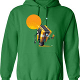 Claptrap Hoodie - Retro Graphic Pullover Hoodie for Men & Women - Green