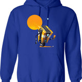 Claptrap Hoodie - Retro Graphic Pullover Hoodie for Men & Women - Blue