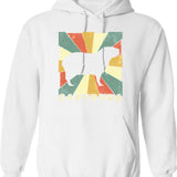 Classic Capybara Lover Vintage Retro Animal Hoodie - White
