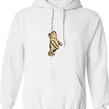 Classic Funny Quote I Do Nothing Hoodie - White