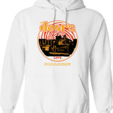 Classic Retro Circle Hoodie - White