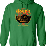 Classic Retro Circle Hoodie - Green