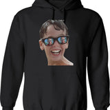 Classic Squints Hoodie - Retro Graphic Pullover Hoodie for Men & Women - Black