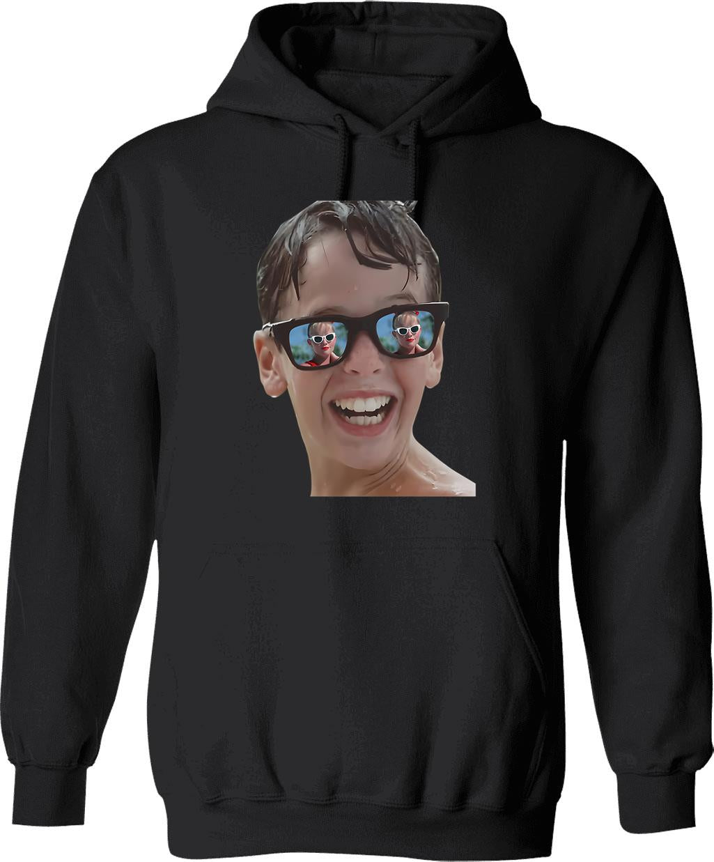 Classic Squints Hoodie - Retro Graphic Pullover Hoodie for Men & Women - Black