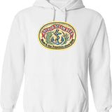 Classic Vintage Anchor Premium Steam Beer Graphic Pullover Hoodie - White