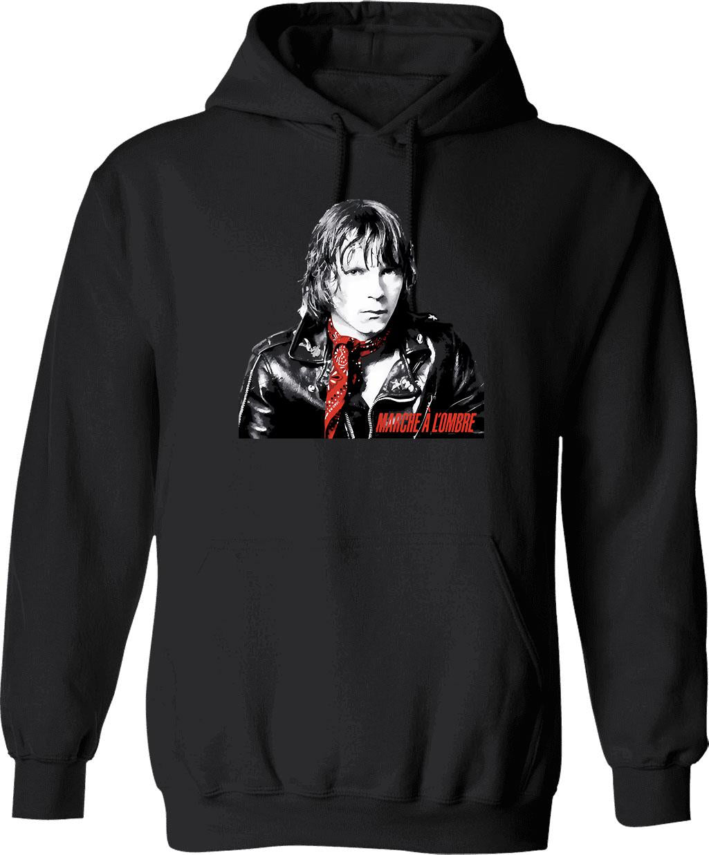 Classic Vintage Renaud France Handsome Funny Man Hoodie - Black