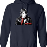 Classic Vintage Renaud France Handsome Funny Man Hoodie - Navy