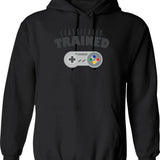 Classically Trained (1) Hoodie - Retro Graphic Pullover Hoodie for Men & Women - Black