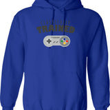Classically Trained (1) Hoodie - Retro Graphic Pullover Hoodie for Men & Women - Blue