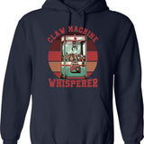 Claw Machine Whisperer - Funny Claw Prize Machine Hoodie - Navy