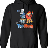 Claymation Snow Miser Brothers Too Much Gift For Fan Hoodie - Black