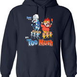 Claymation Snow Miser Brothers Too Much Gift For Fan Hoodie - Navy