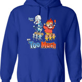Claymation Snow Miser Brothers Too Much Gift For Fan Hoodie - Blue