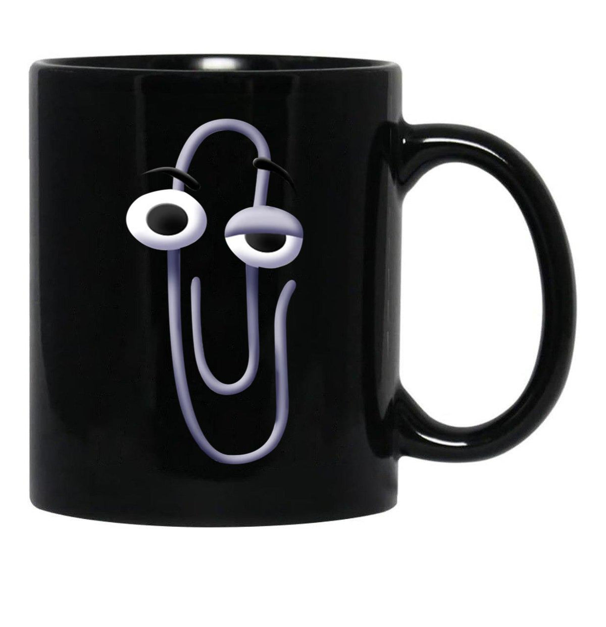 Clippy (2) Black Coffee Mug, Gift Coffee Mug - Black