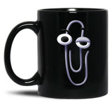 Clippy (2) Black Coffee Mug, Gift Coffee Mug