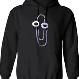 Clippy (2) Graphic Pullover Hoodie - Black