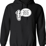 Clippy Hoodie - Retro Graphic Pullover Hoodie for Men & Women - Black