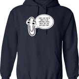 Clippy Hoodie - Retro Graphic Pullover Hoodie for Men & Women - Navy