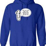 Clippy Hoodie - Retro Graphic Pullover Hoodie for Men & Women - Blue