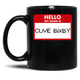 Clive Bixby Black Coffee Mug, Gift Coffee Mug