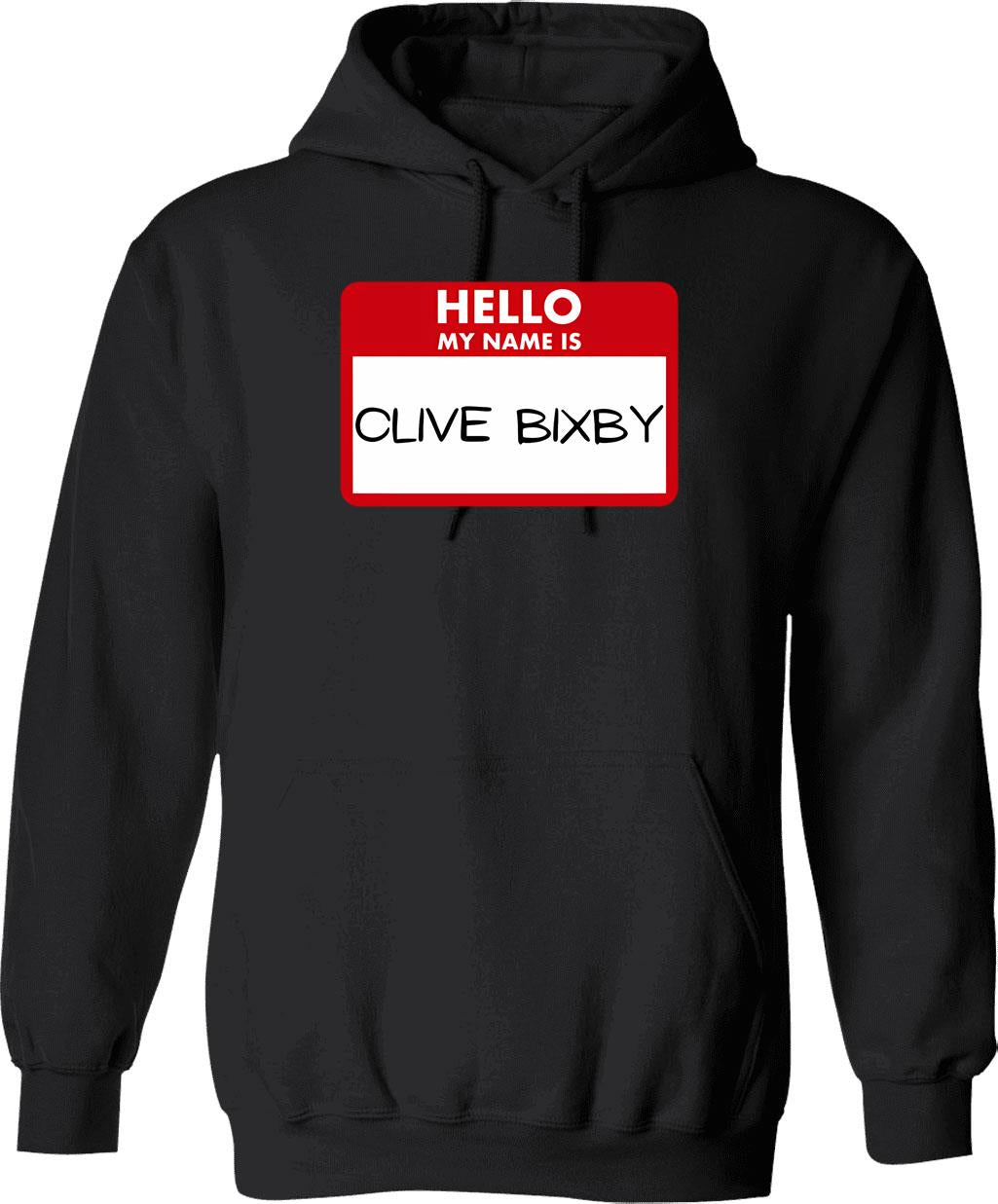 Clive Bixby Graphic Pullover Hoodie - Black