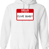 Clive Bixby Graphic Pullover Hoodie - White