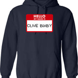 Clive Bixby Graphic Pullover Hoodie - Navy