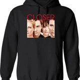 Closer Film Classic Hoodie - Retro Graphic Pullover Hoodie for Men & Women - Black