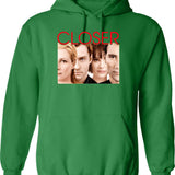 Closer Film Classic Hoodie - Retro Graphic Pullover Hoodie for Men & Women - Green