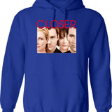 Closer Film Classic Hoodie - Retro Graphic Pullover Hoodie for Men & Women - Blue