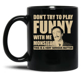 Clouseau Black Coffee Mug, Gift Coffee Mug
