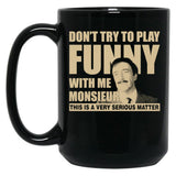 Clouseau Black Coffee Mug, Gift Coffee Mug - Black