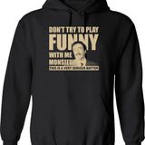 Clouseau Graphic Pullover Hoodie - Black