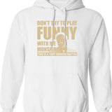 Clouseau Graphic Pullover Hoodie - White
