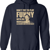 Clouseau Graphic Pullover Hoodie - Navy