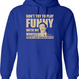 Clouseau Graphic Pullover Hoodie - Blue