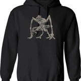 Cloverfield Monster Graphic Pullover Hoodie - Black