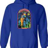 Clowns Are Funny Hoodie - Sarcastic Humor Graphic Hoodie - Blue