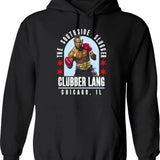 Clubber Lang Clubber Langg Hoodie - Retro Graphic Pullover Hoodie for Men & Women - Black