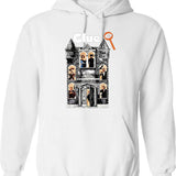 Clue Movie (1) Hoodie - Retro Graphic Pullover Hoodie for Men & Women - White